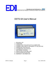 EDI DSTS-5A User Manual