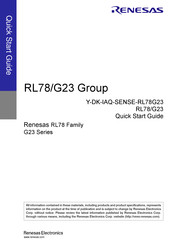 Renesas Y-DK-IAQ-SENSE-RL78G23 Quick Start Manual
