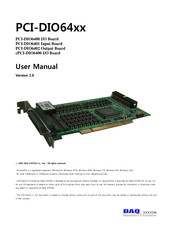 DAQ system PCI-DIO6402 User Manual