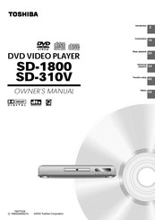 Toshiba SD-1800 Owner's Manual