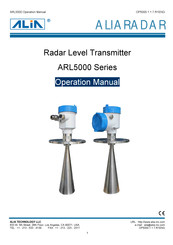 Alia ALIARADAR ARL5000 Series Operation Manual
