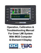 Dover TWG GC ELEMENT II Calibration And Troubleshooting Manual