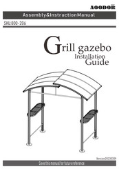 AOODOR 800-206 Assembly & Instruction Manual