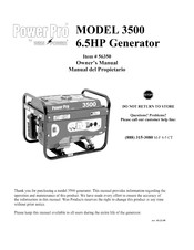 WEN POWER Power Pro 56350 Owner's Manual