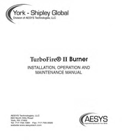 AESYS TurboFire II Installation, Operation And Maintenance Manual