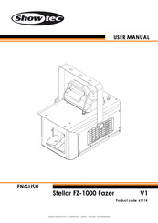 SHOWTEC Stellar FZ-1000 Fazer User Manual