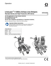 Graco LineLazer V 200HS Standard Series Operation