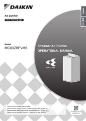 Daikin MC80ZBFVM3 Operational Manual