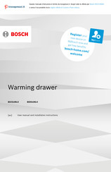 Bosch BIC510NS0 User Manual And Installation Instructions