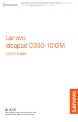 Lenovo ideapad D330 User Manual