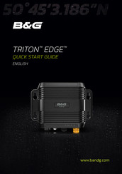 Brunswick Navico B&G TRITON EDGE Manual