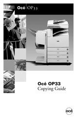 Oce OP33 Copying Manual