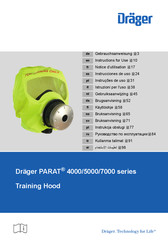 Dräger PARAT 7000 Series Instructions For Use Manual