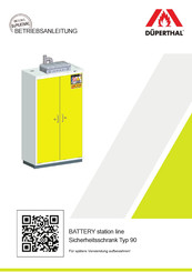 DÜPERTHAL BATTERY station S Operating Instructions Manual