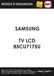 Samsung 85CU7175U User Manual