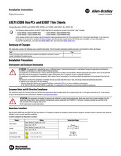 Rockwell Automation Allen-Bradley ASEM 6300B-A Series Installation Instructions Manual