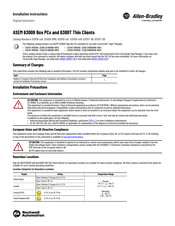 Rockwell Automation Allen-Bradley ASEM 6300B-F Series Installation Instructions Manual