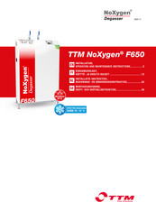 TTM NoXygen Degasser F650 Installation, Operating And Maintenance Instruction