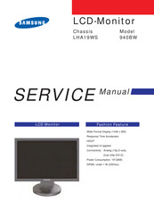 Samsung SyncMaster 940BW Service Manual