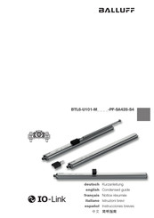 Balluff BTL6-U101-M-PF-SA426-S4 Series Condensed Manual