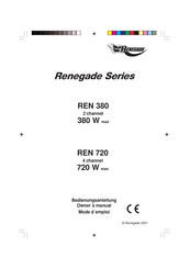 Renegade REN 380 Owner's Manual