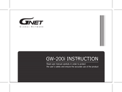 Gnet GW-200i Instructions Manual