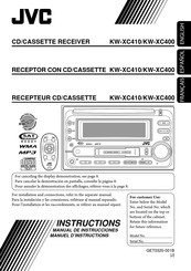 JVC KW-XC410 - Radio / CD Instructions Manual