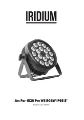 Iridium Arc Par 1820 Pro WS RGBW IP65 8 Manual