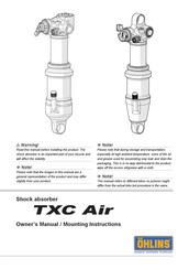 Öhlins TXC Air Owner’s Manual/Mounting Instructions