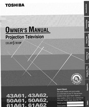 Toshiba COLORSTREAM 43A61 Owner's Manual
