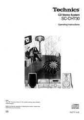 Technics SC-CH730 Operating Instructions Manual