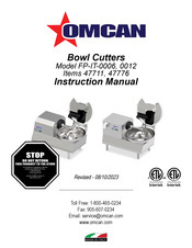 Omcan 47711 Instruction Manual