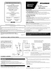 Sylvania SRT2227X Owner's Manual