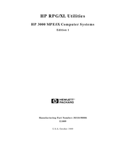 HP Deskjet 3000 Manual