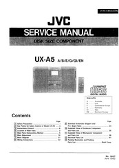 JVC UX-A5 G Service Manual