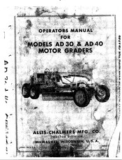 Allis-Chalmers AD 40 Operator's Manual