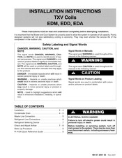 ICP EDM2X36FAT1 Installation Instructions Manual