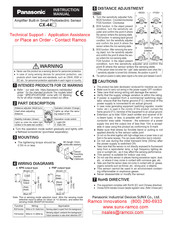 Panasonic CX-481 Instruction Manual