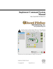 GREAT PLAINS MC5319 System Manual