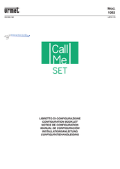 urmet domus CallMe SET 1083/83 Configuration Booklet