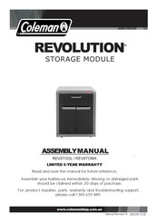 Coleman REVOLUTION REVSTOGL Assembly Manual