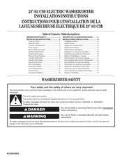 Whirlpool YLTE5243DQB Installation Instructions Manual