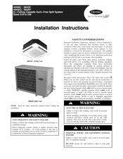 Carrier 38HDF Installation Instructions Manual