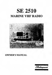 Shakespeare Electronic SE 2510 Owner's Manual