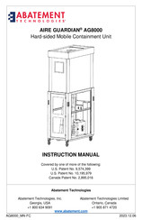 Abatement Technologies AIRE GUARDIAN AG8000 Instruction Manual