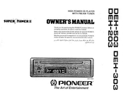 Pioneer SUPER TUNER III DEH-303 Owner's Manual