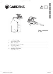 Gardena EJ2500 Operating Instructions Manual