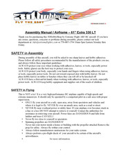 Extreme Flight RC 61 Extra 330 LT Assembly Manual