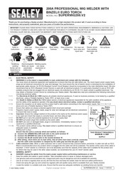 Sealey SUPERMIG200.V2 Manual