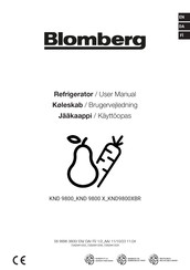 Blomberg KND9800XBR User Manual